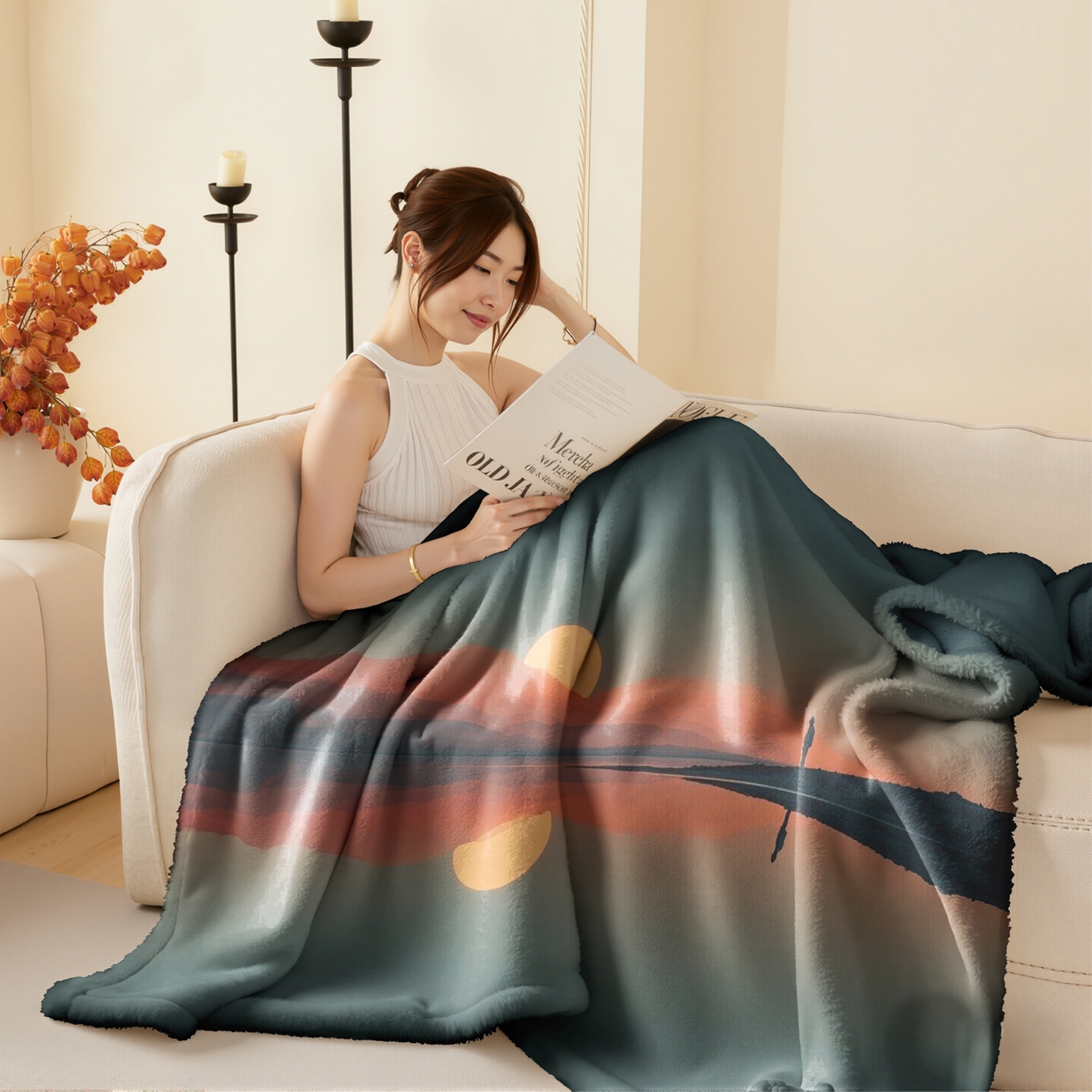 91家纺网 家纺一手货源 找家纺 （总）合纵跨境工厂 2025新款一件定制pod模式jit跨境200G牛奶绒毛毯一件代发temu希音集