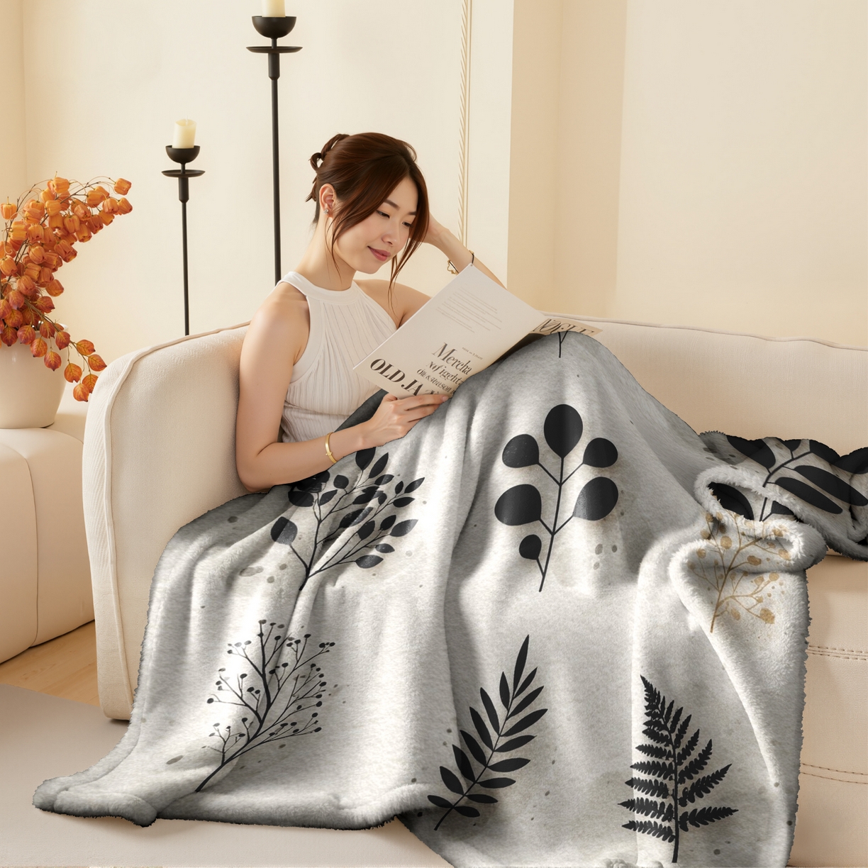 91家纺网 家纺一手货源 找家纺 （总）合纵跨境工厂 2025新款一件定制pod模式jit跨境200G牛奶绒毛毯一件代发temu希音集