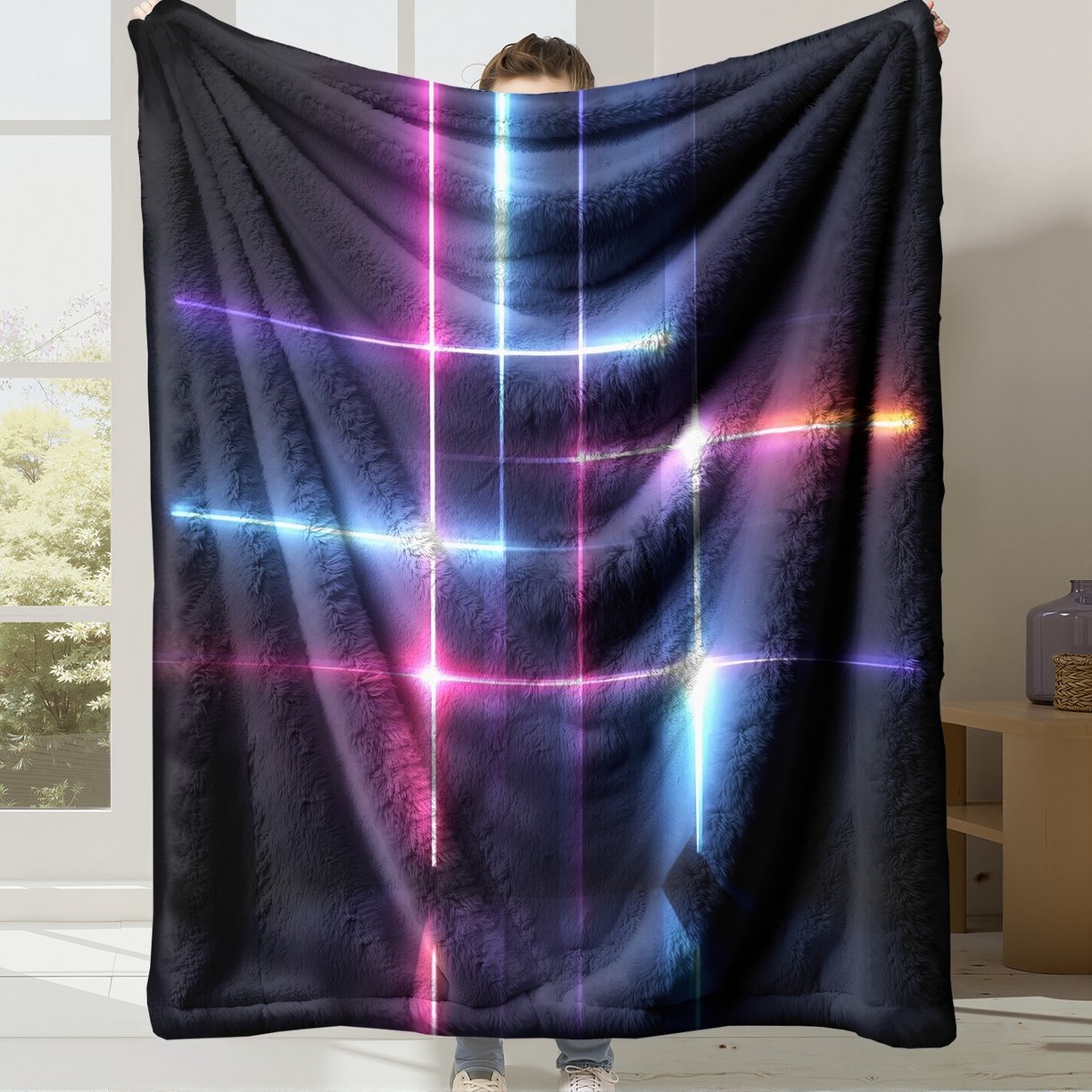 91家纺网 家纺一手货源 找家纺 合纵跨境工厂 2025新款一件定制pod模式jit跨境200G牛奶绒毛毯一件代发temu希音集 015923312