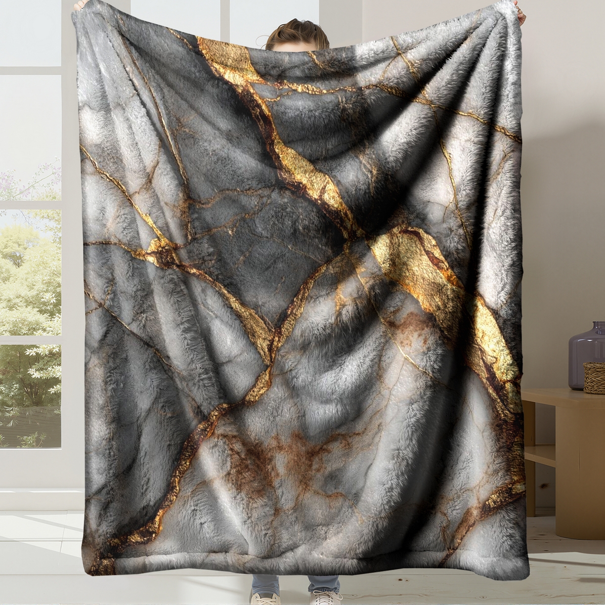 91家纺网 家纺一手货源 找家纺 合纵跨境工厂 2025新款一件定制pod模式jit跨境200G牛奶绒毛毯一件代发temu希音集 015923318