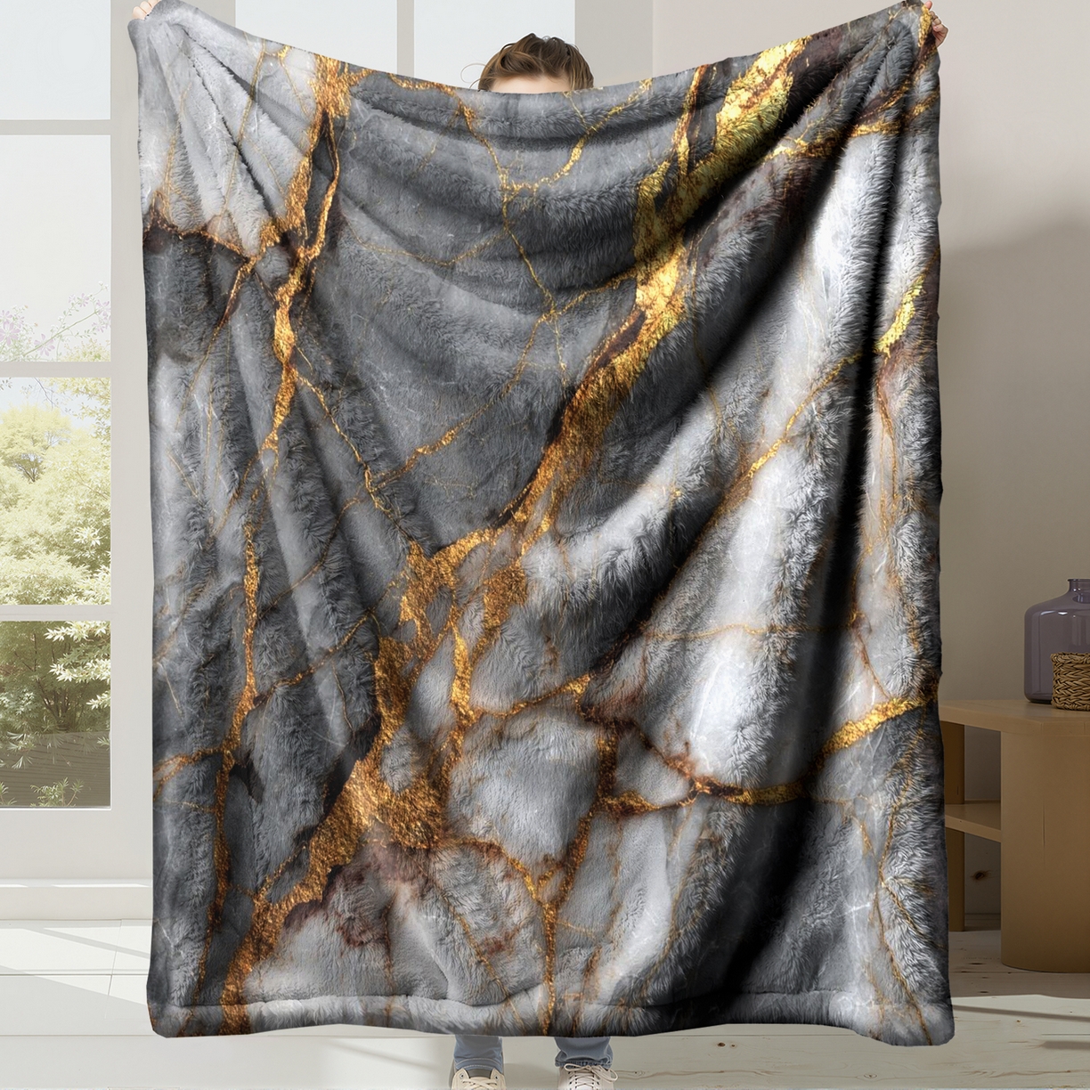 91家纺网 家纺一手货源 找家纺 合纵跨境工厂 2025新款一件定制pod模式jit跨境200G牛奶绒毛毯一件代发temu希音集 015923319