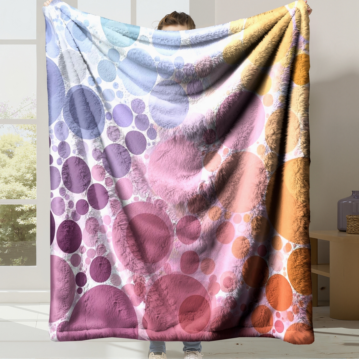 91家纺网 家纺一手货源 找家纺 合纵跨境工厂 2025新款一件定制pod模式jit跨境200G牛奶绒毛毯一件代发temu希音集 015923323