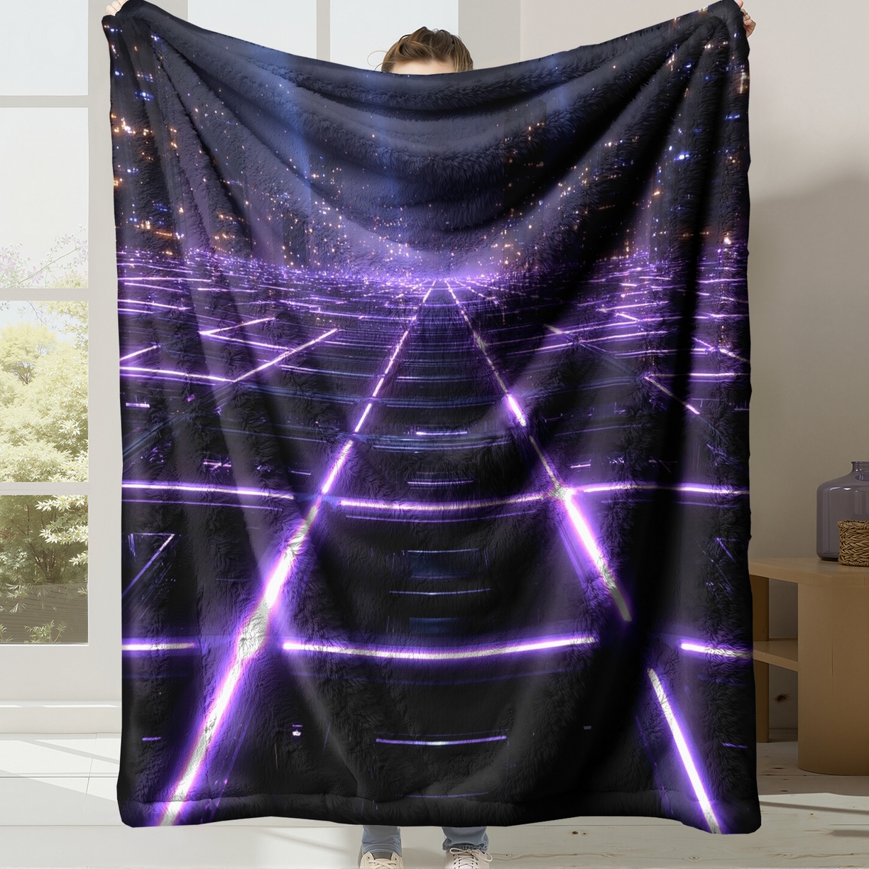 91家纺网 家纺一手货源 找家纺 合纵跨境工厂 2025新款一件定制pod模式jit跨境200G牛奶绒毛毯一件代发temu希音集 015923324