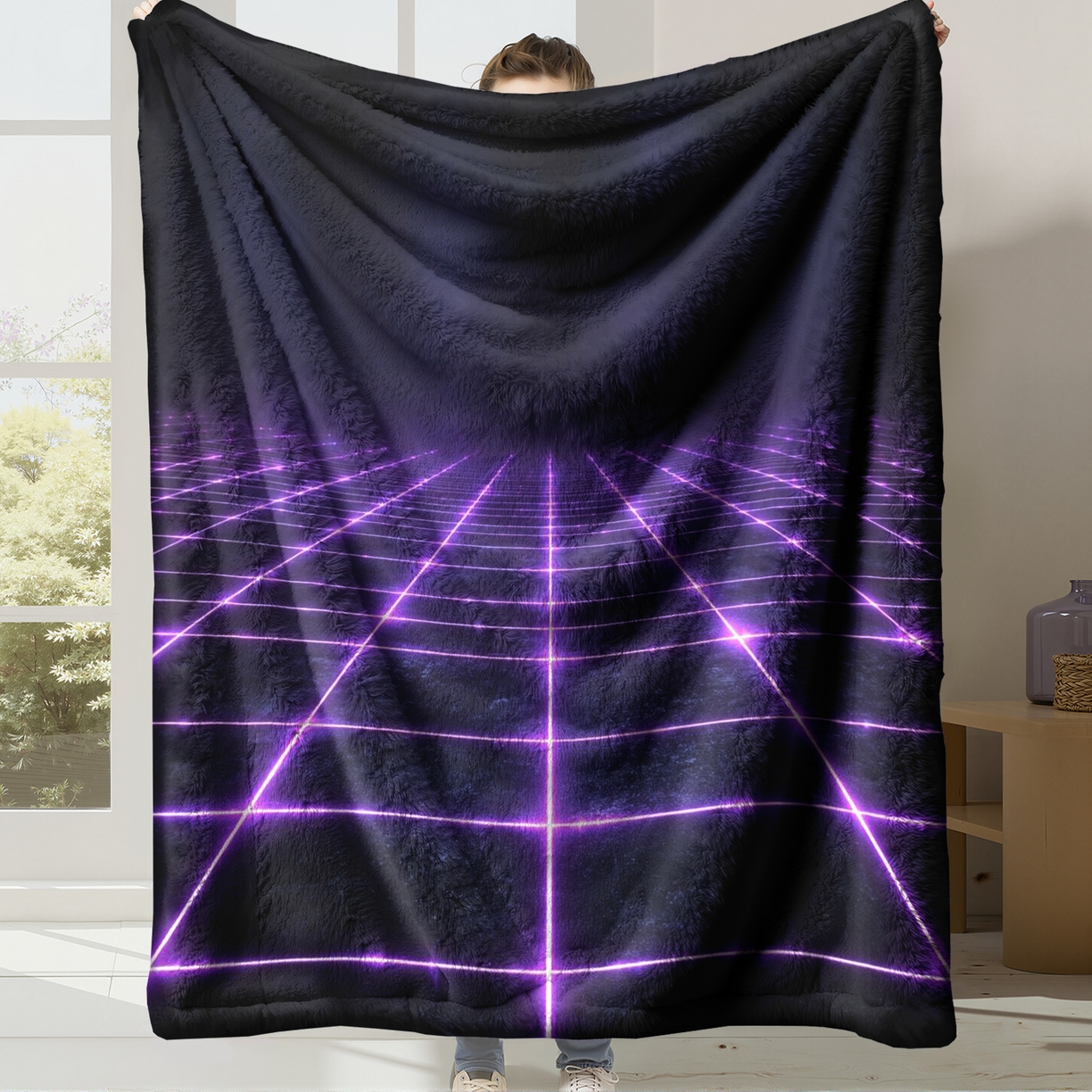 91家纺网 家纺一手货源 找家纺 合纵跨境工厂 2025新款一件定制pod模式jit跨境200G牛奶绒毛毯一件代发temu希音集 015923325