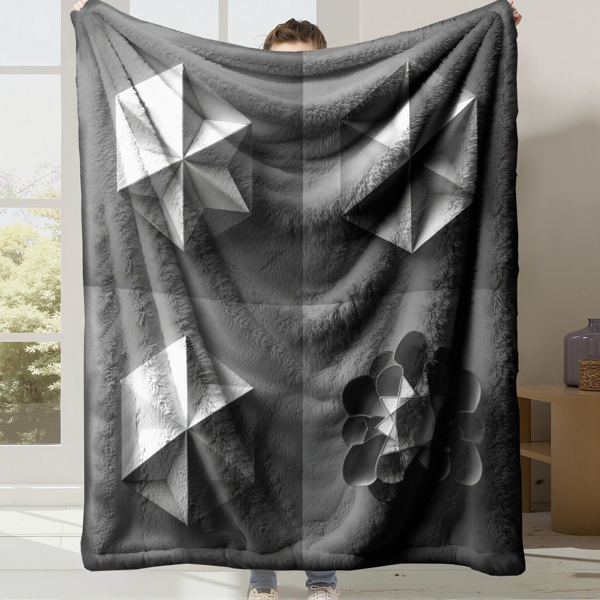 91家纺网 家纺一手货源 找家纺 合纵跨境工厂 2025新款一件定制pod模式jit跨境200G牛奶绒毛毯一件代发temu希音集 015923329