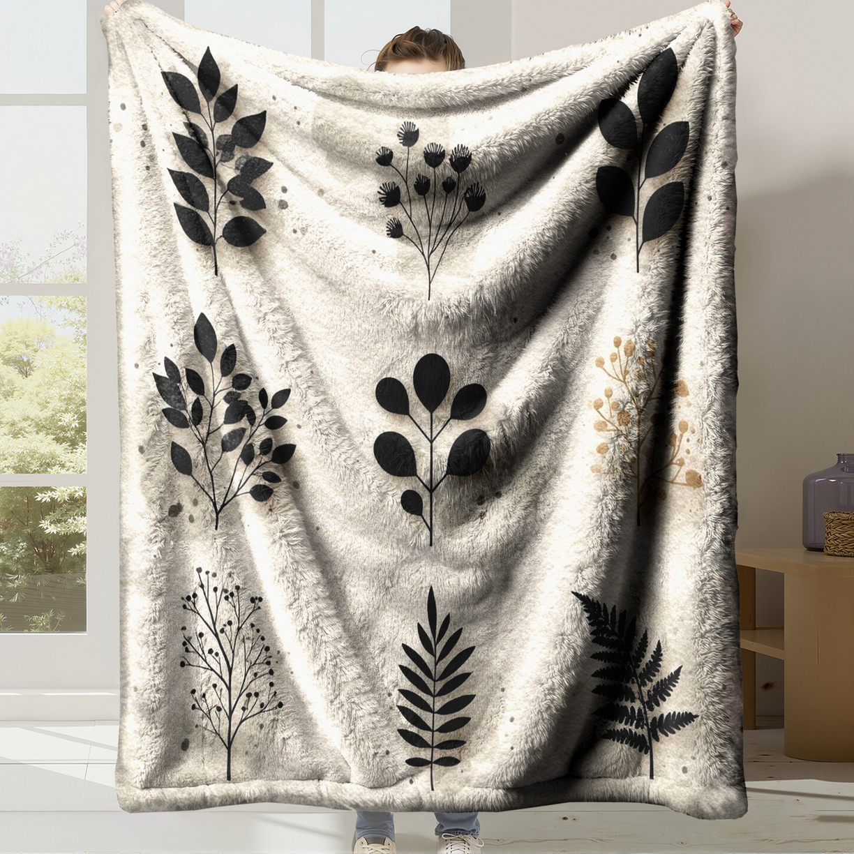 91家纺网 家纺一手货源 找家纺 合纵跨境工厂 2025新款一件定制pod模式jit跨境200G牛奶绒毛毯一件代发temu希音集 015923332