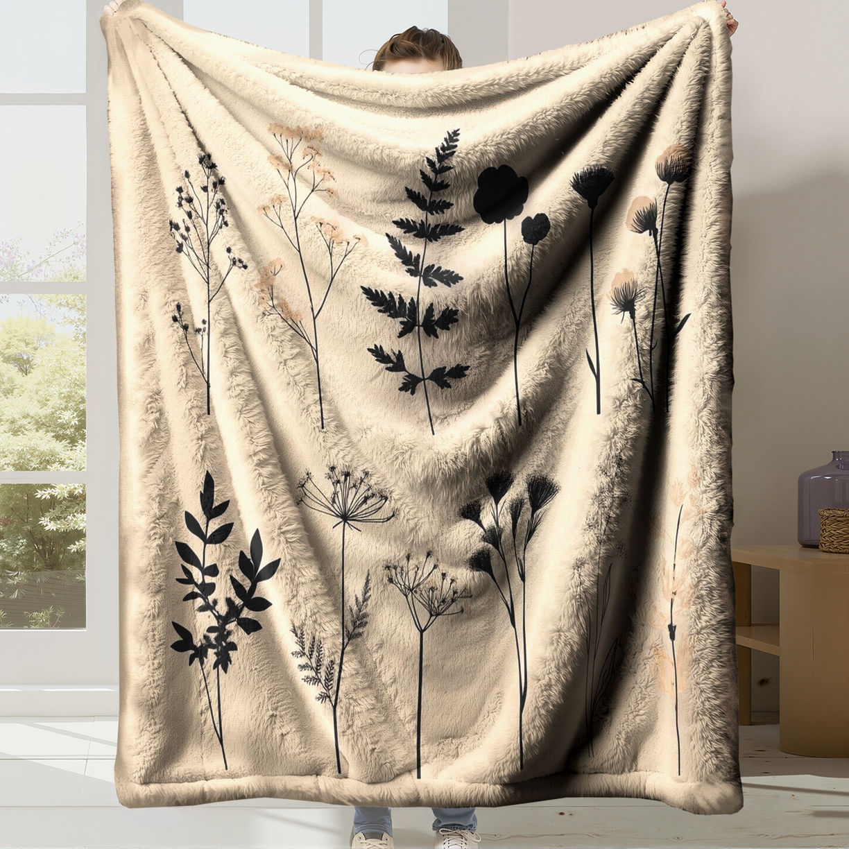 91家纺网 家纺一手货源 找家纺 合纵跨境工厂 2025新款一件定制pod模式jit跨境200G牛奶绒毛毯一件代发temu希音集 015923333