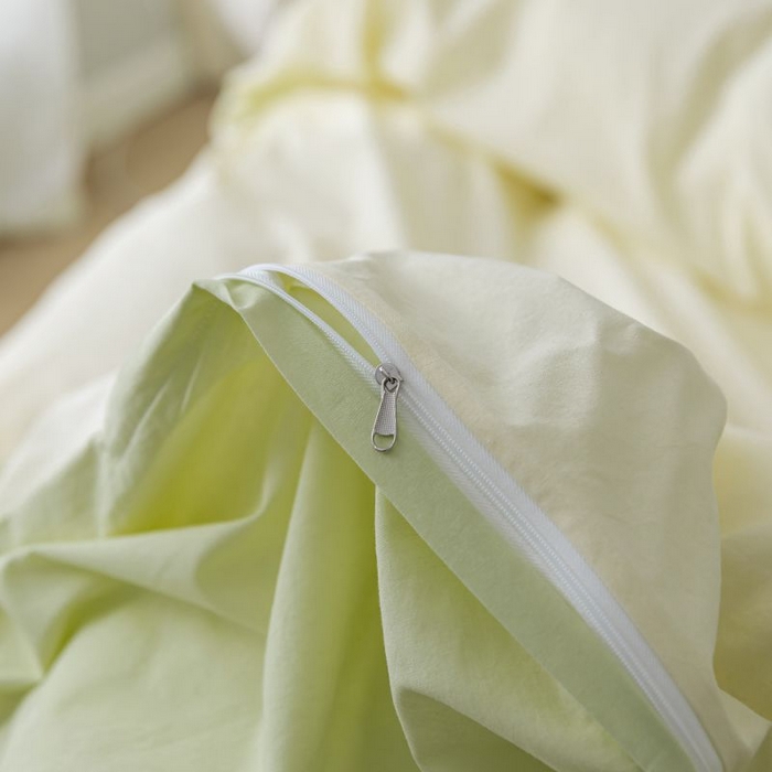 91家纺网 家纺一手货源 找家纺 （总）咏绒家纺工厂店 2025新款全棉纯棉水洗棉双拼款四件套学生三件套