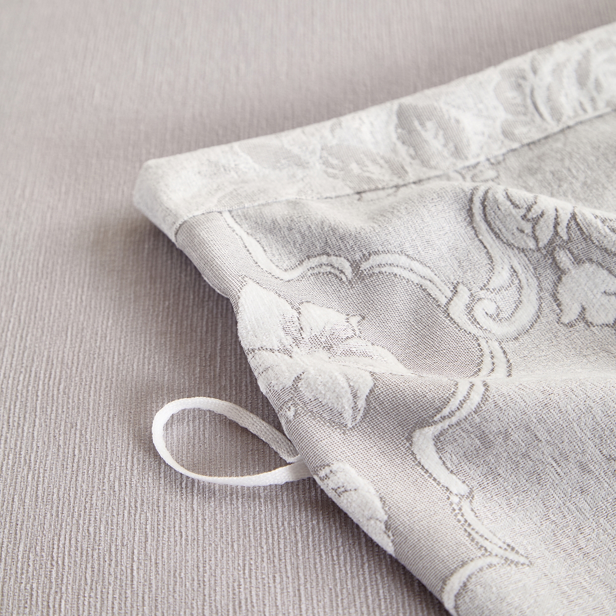 91家纺网 家纺一手货源 找家纺 咏绒家纺工厂店 2025新款雪尼尔棉绒大提花四件套 小茉莉-橡树棕