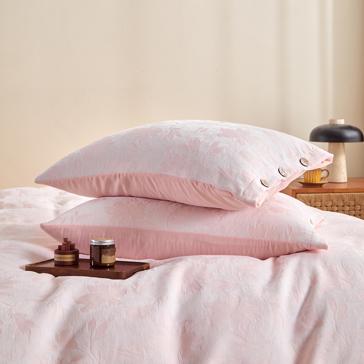 91家纺网 家纺一手货源 找家纺 （总）咏绒家纺工厂店 2025新款雪尼尔棉绒大提花四件套