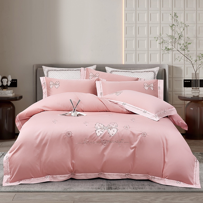 91家纺网 家纺一手货源 找家纺 （总）浩情国际婚庆供货中心 2026新款180支长绒棉重工刺绣四件套