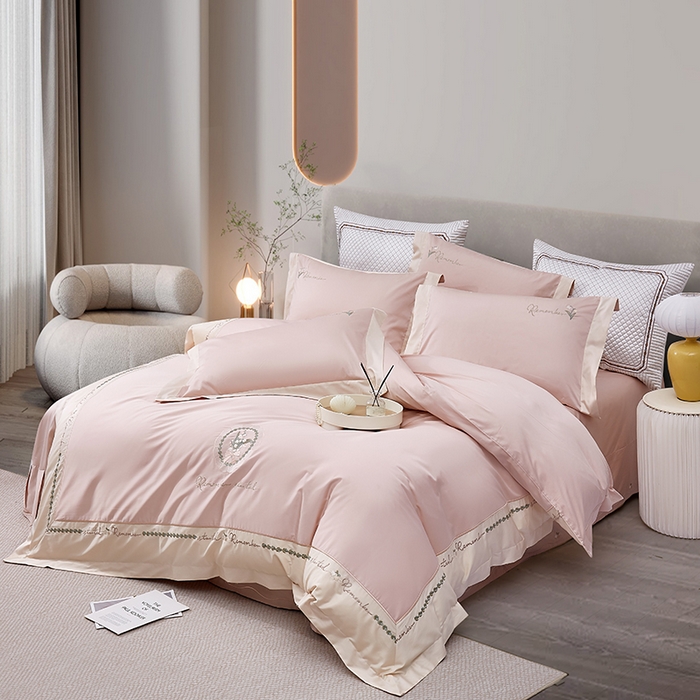 91家纺网 家纺一手货源 找家纺 （总）浩情国际婚庆供货中心 2026新款180支长绒棉重工刺绣四件套