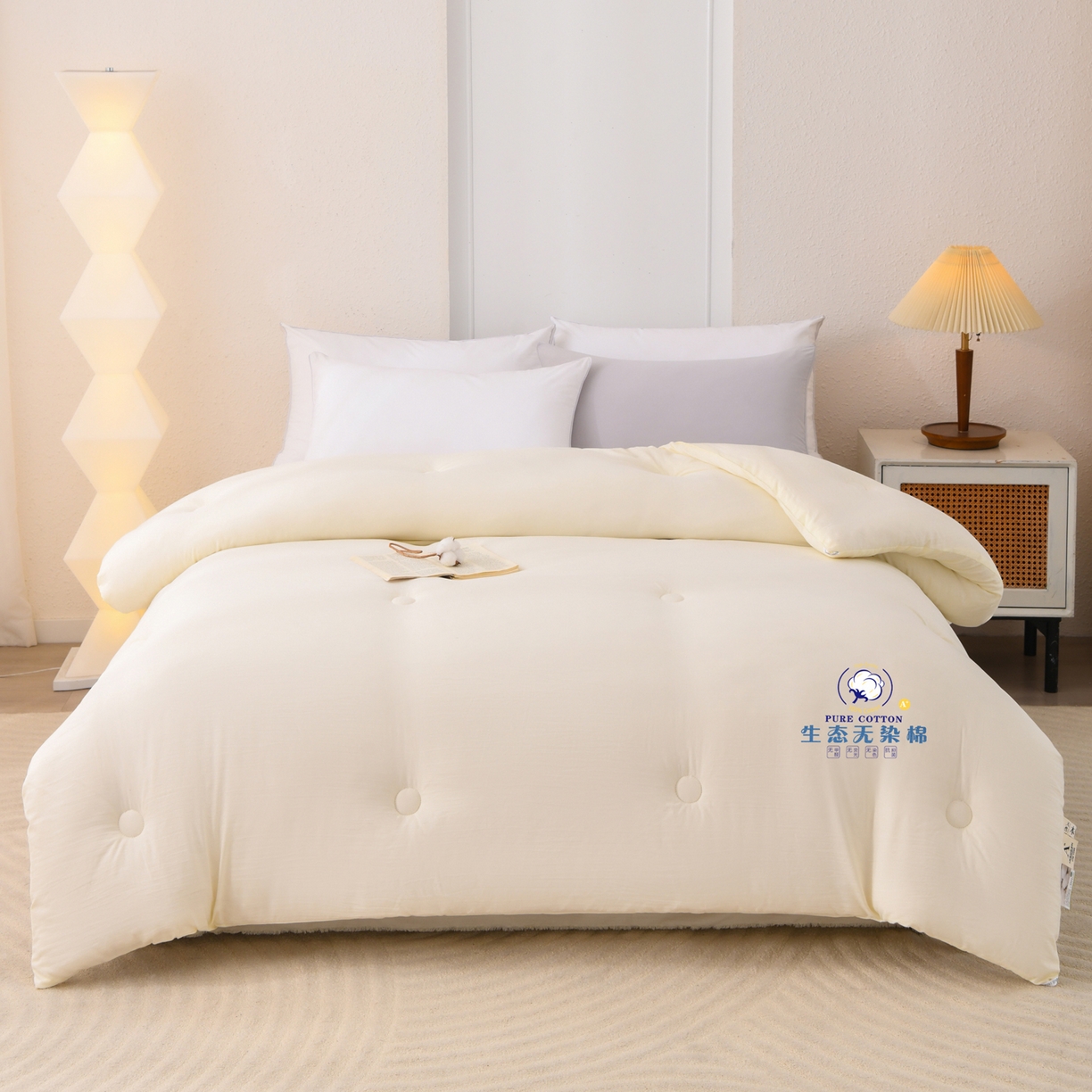 91家纺网 家纺一手货源 找家纺 （总）寝美资家居 2025新款生态无染棉花被被子被芯