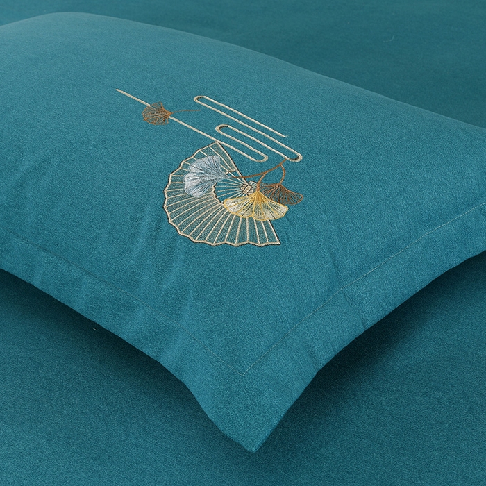 91家纺网 家纺一手货源 找家纺 （总）浩情国际婚庆供货中心 2026四季新品120S全棉斜纹加厚磨毛高端刺绣四件套