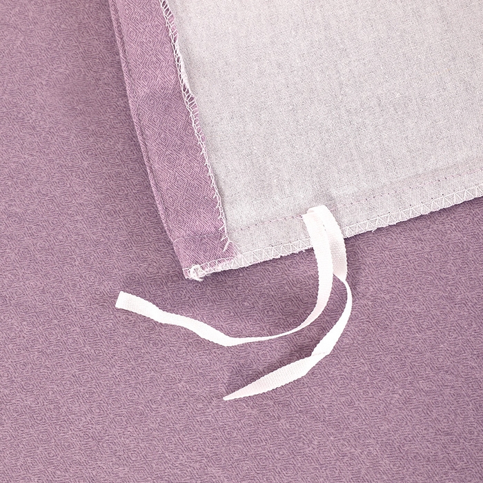 91家纺网 家纺一手货源 找家纺 浩情国际婚庆供货中心 2026四季新品120S全棉斜纹加厚磨毛高端刺绣四件套 浪漫樱花-浪漫紫