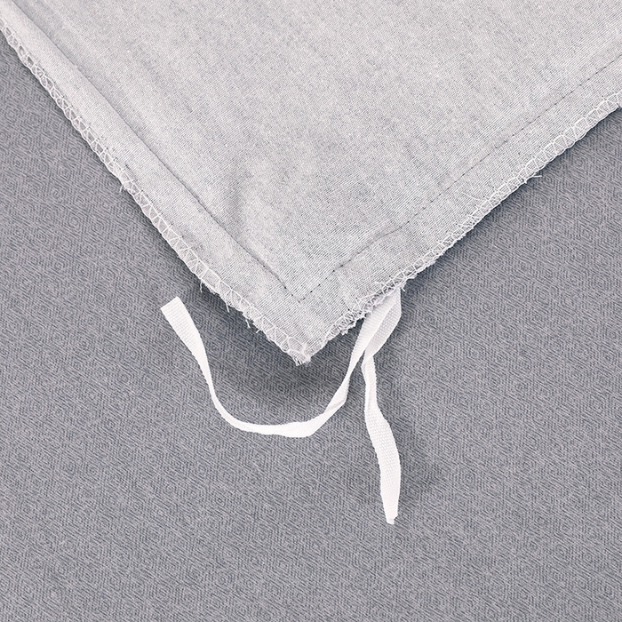 91家纺网 家纺一手货源 找家纺 浩情国际婚庆供货中心 2026四季新品120S全棉斜纹加厚磨毛高端刺绣四件套 浪漫樱花-高级灰