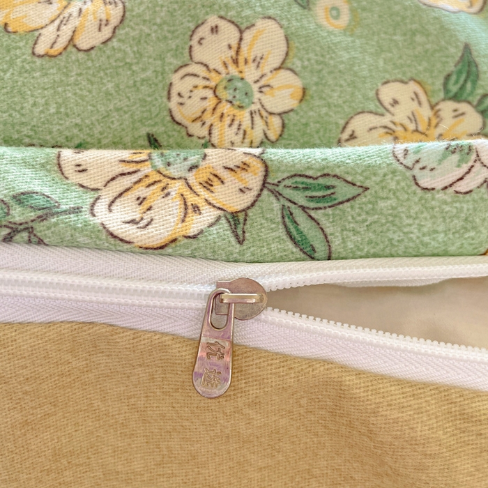 91家纺网 家纺一手货源 找家纺 曲之慕 2026新款全棉纯棉加厚喷气磨毛印花四件套 花恬