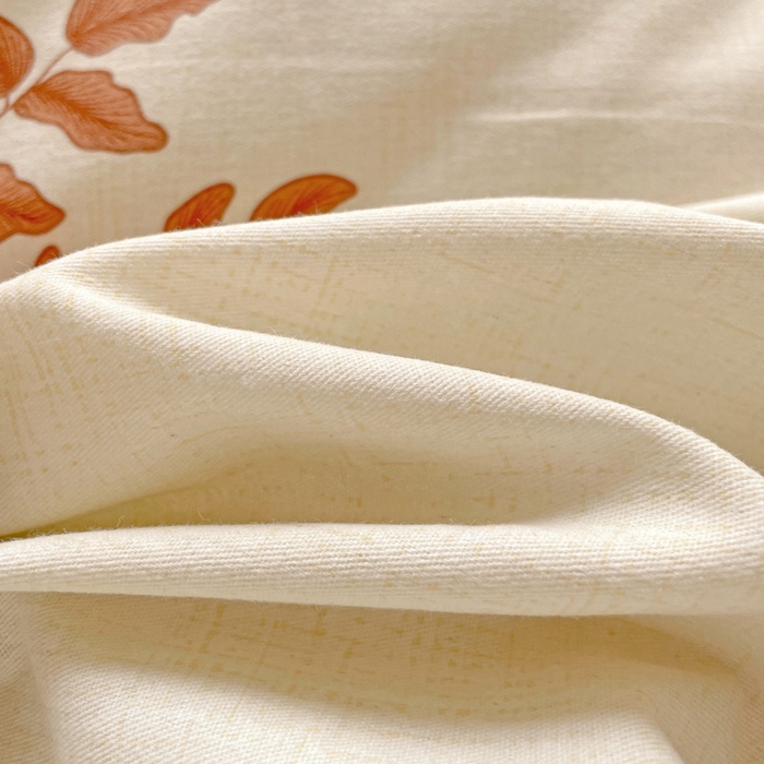 91家纺网 家纺一手货源 找家纺 曲之慕 2026新款全棉纯棉加厚喷气磨毛印花四件套 浅香