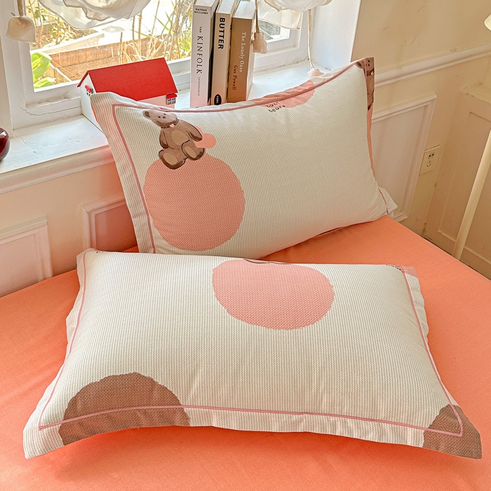 91家纺网 家纺一手货源 找家纺 曲之慕 2026新款全棉纯棉加厚喷气磨毛印花四件套 青枝语