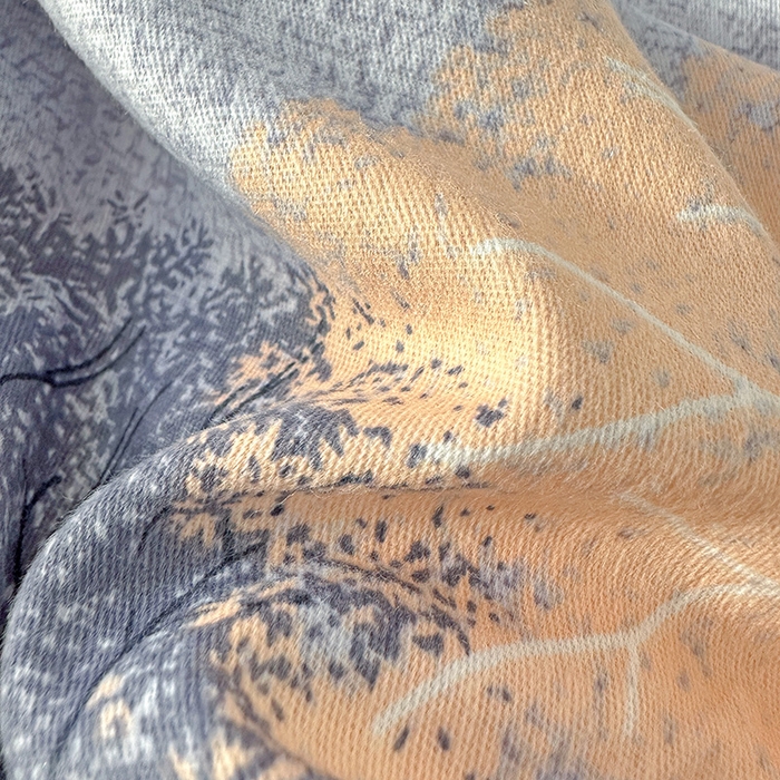 91家纺网 家纺一手货源 找家纺 曲之慕 2026新款全棉纯棉加厚喷气磨毛印花四件套 秋韵