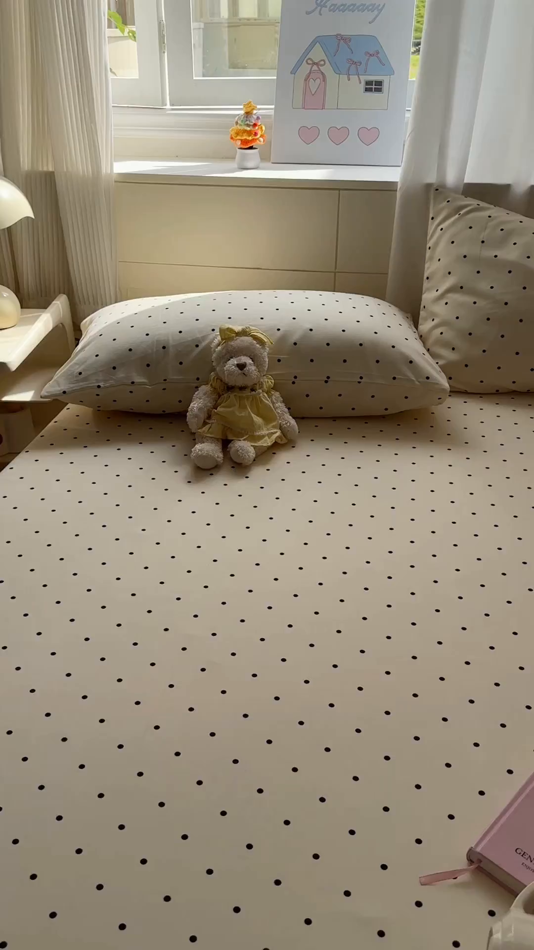 91家纺网 家纺一手货源 找家纺 冕悠家纺 2025新款A类加厚水洗棉格子点点印花超柔单品床单枕套 米点