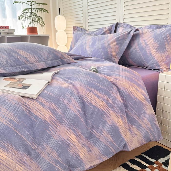 91家纺网 家纺一手货源 找家纺 （总）简约家纺 2025新款全棉磨毛印花单品床单