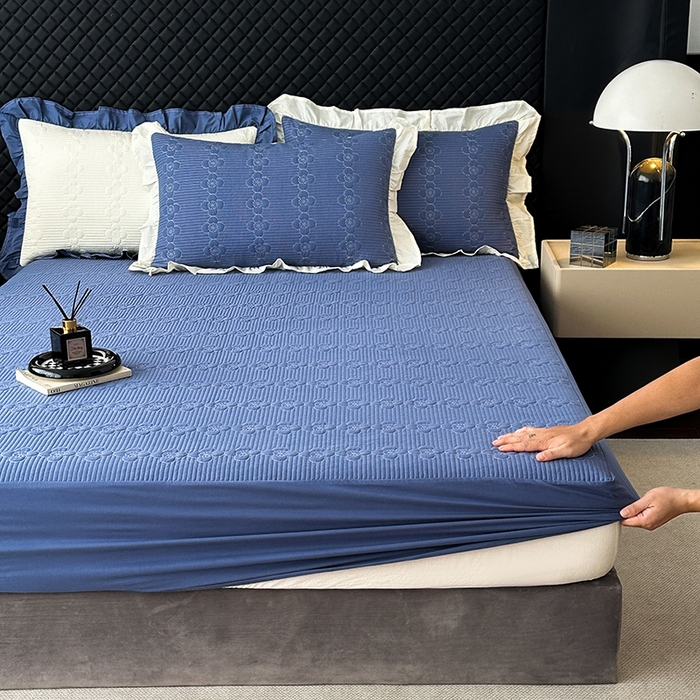 91家纺网 家纺一手货源 找家纺 （总）紫碧螺家纺 2025新款全棉高精水洗棉床盖床笠系列