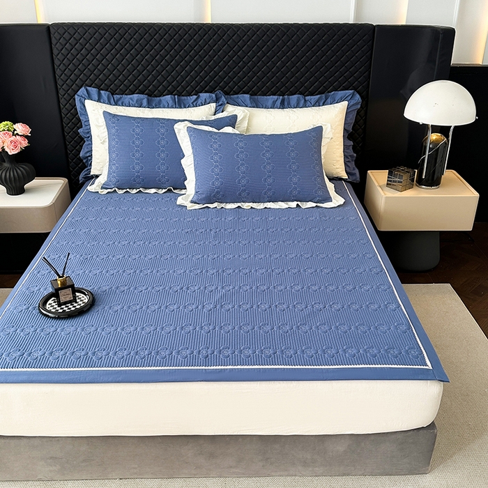 91家纺网 家纺一手货源 找家纺 （总）紫碧螺家纺 2025新款全棉高精水洗棉床盖床笠系列