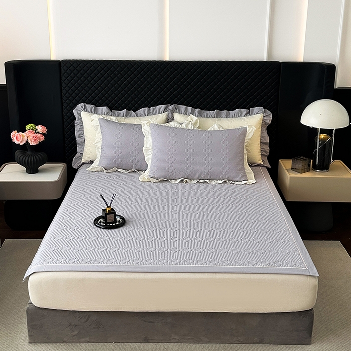 91家纺网 家纺一手货源 找家纺 （总）紫碧螺家纺 2025新款全棉高精水洗棉床盖床笠系列