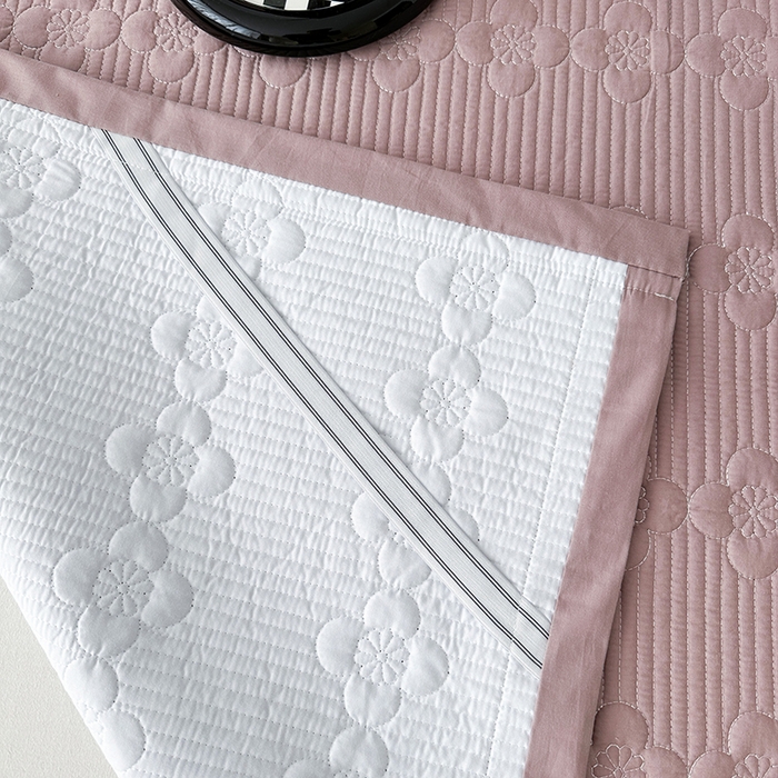 91家纺网 家纺一手货源 找家纺 紫碧螺家纺 2025新款全棉高精水洗棉床盖床笠系列 雅典灰