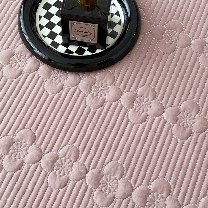 91家纺网 家纺一手货源 找家纺 紫碧螺家纺 2025新款全棉高精水洗棉床盖床笠系列 雅典灰