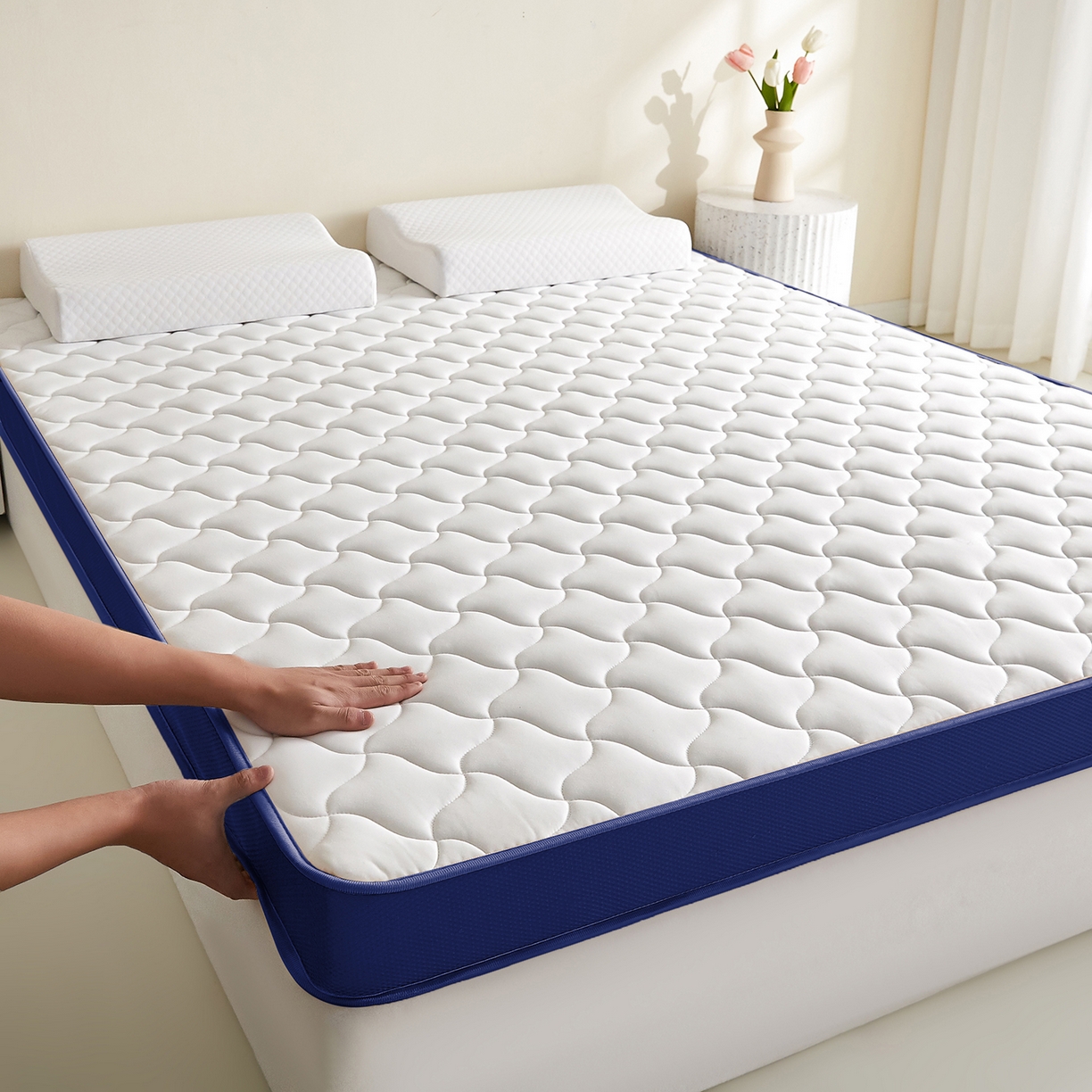 91家纺网 家纺一手货源 找家纺 （总）芊梵床垫 2026新款乳胶记忆海绵床垫