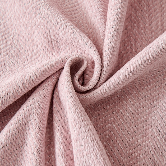 91家纺网 家纺一手货源 找家纺 （总）沐沐家纺 2026新款纯色雪尼尔人字纹 