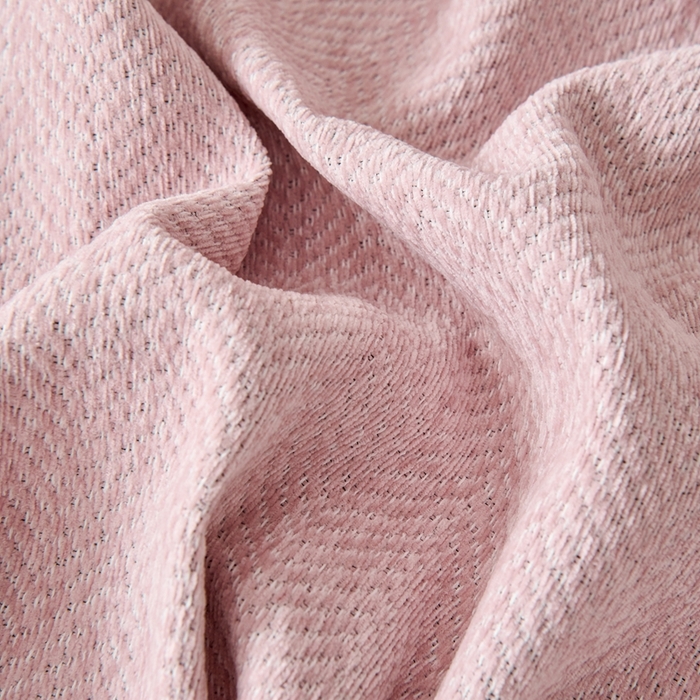 91家纺网 家纺一手货源 找家纺 （总）沐沐家纺 2026新款纯色雪尼尔人字纹 