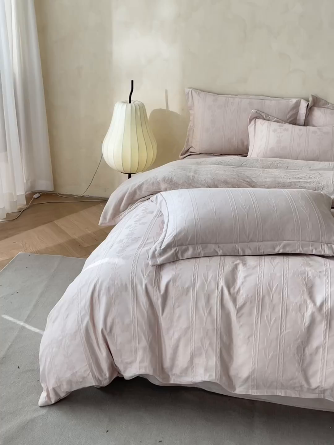 91家纺网 家纺一手货源 找家纺 （总）禾时 2025新款全棉加厚立体提花加绒四件套