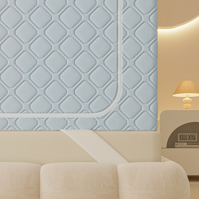 91家纺网 家纺一手货源 找家纺 梦之宝蚊帐 2025新款卡通花边夹棉防风一体式系列蚊帐 狗狗