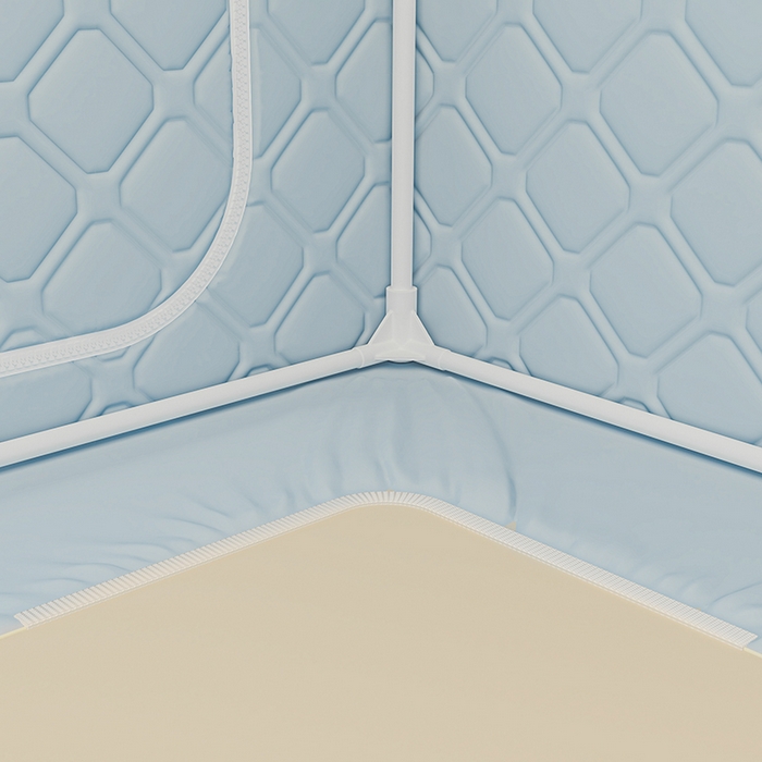 91家纺网 家纺一手货源 找家纺 梦之宝蚊帐 2025新款卡通花边夹棉防风一体式系列蚊帐 狗狗