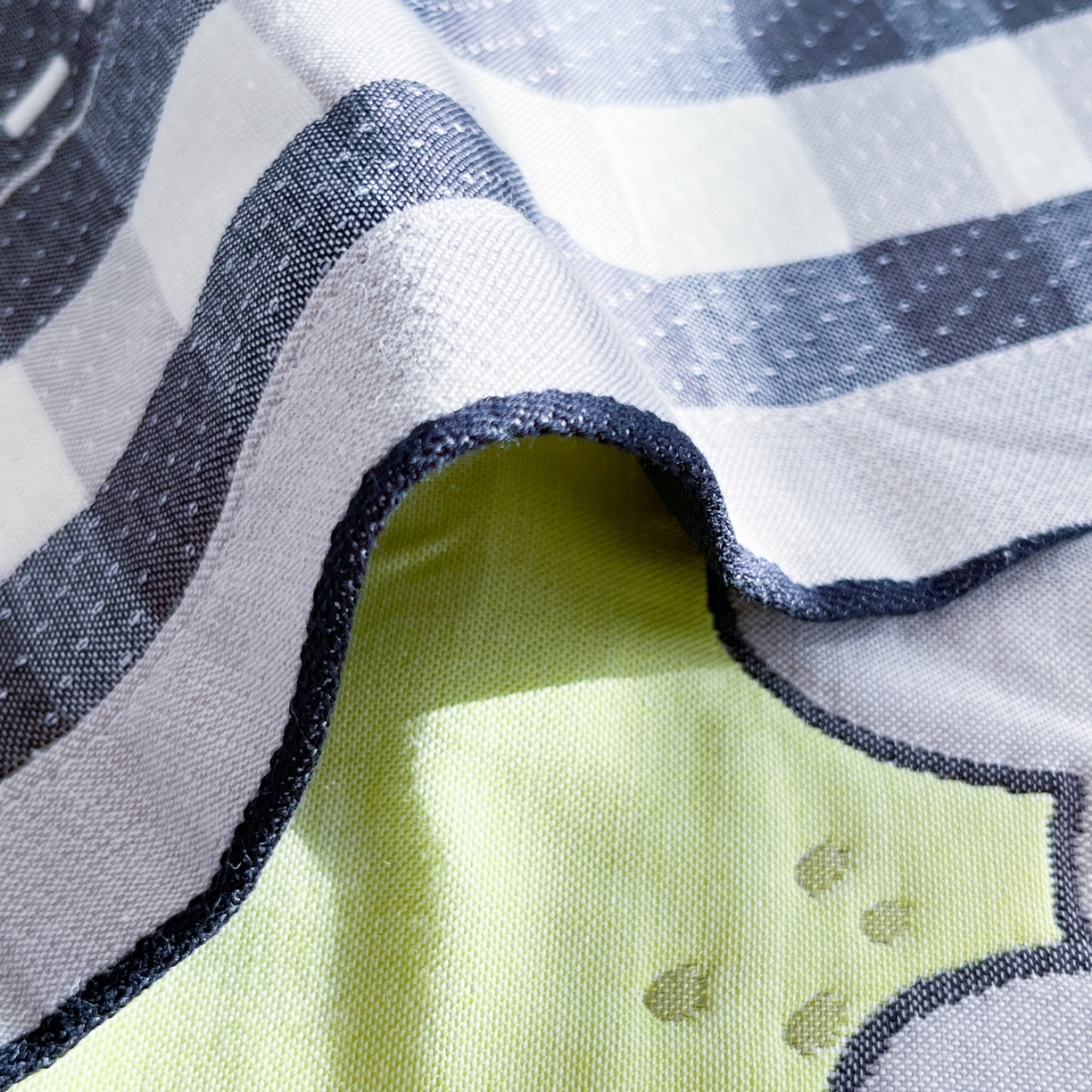 91家纺网 家纺一手货源 找家纺 美宜家 2026新款全棉细纱加厚萌系治愈风枕巾 童趣一只