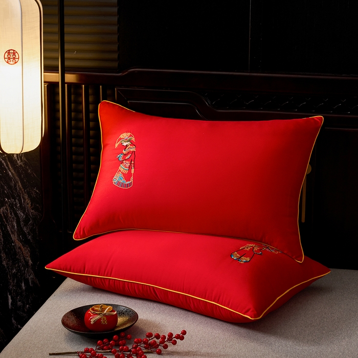 91家纺网 家纺一手货源 找家纺 （总）啊雅家居 2026新款结婚大红套装被芯床垫枕芯大豆棉