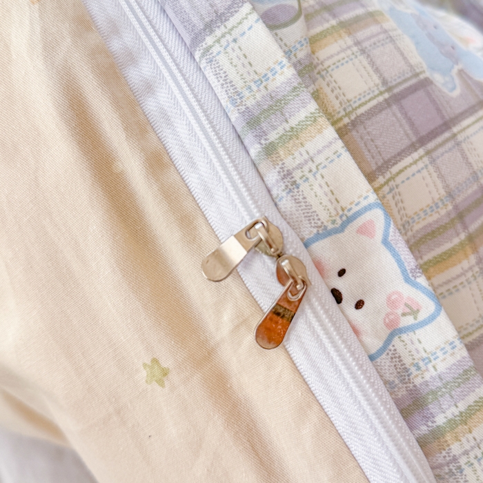 91家纺网 家纺一手货源 找家纺 禧安居 2025新款高支高密活性印染全棉印花四件套全棉四件套三件套被套（支持定制尺寸）温馨甜宠