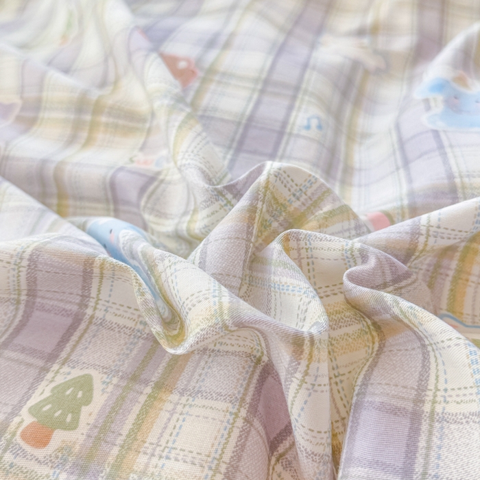 91家纺网 家纺一手货源 找家纺 禧安居 2025新款高支高密活性印染全棉印花四件套全棉四件套三件套被套（支持定制尺寸）温馨甜宠