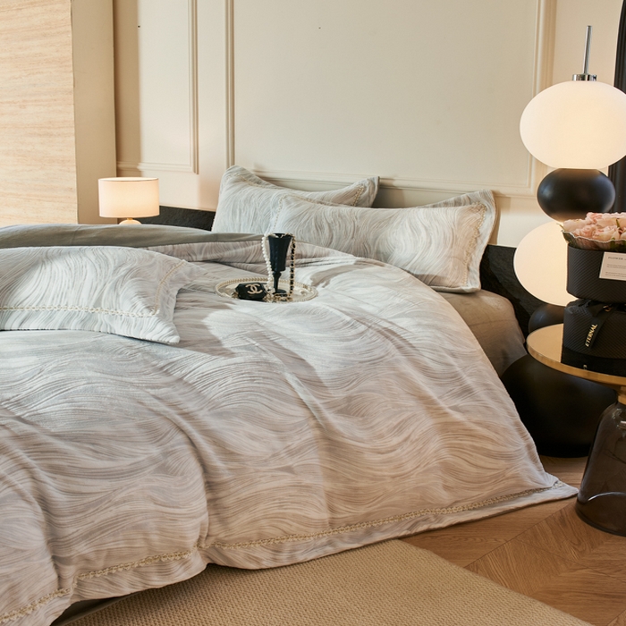 91家纺网 家纺一手货源 找家纺 （总）宅家居 2025新款230克全消光雕花绒轻奢风立体烂花牛奶绒提花加厚保暖四件套-苏蜜绒