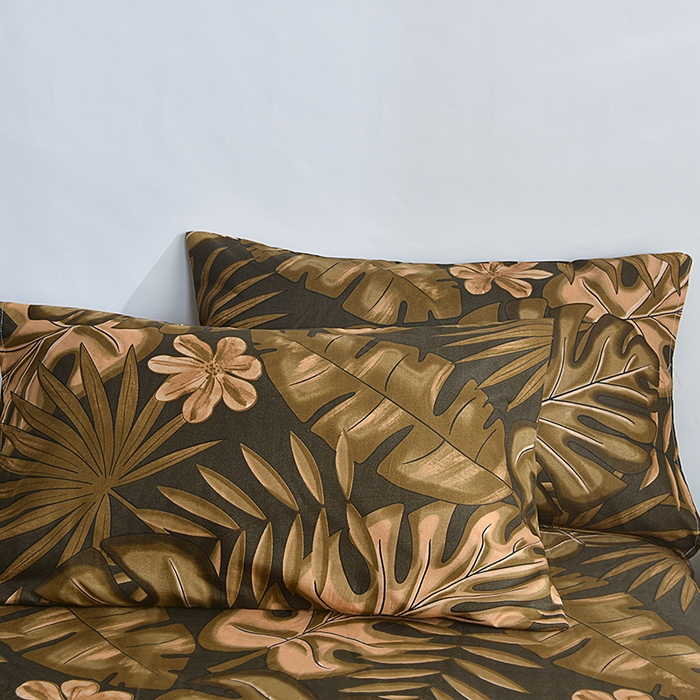 91家纺网 家纺一手货源 找家纺 柏钧家纺 2026新款亲肤舒适跨境外贸85g芦荟棉单床笠枕套三件套（承接各类尺寸定制） 奇幻森林