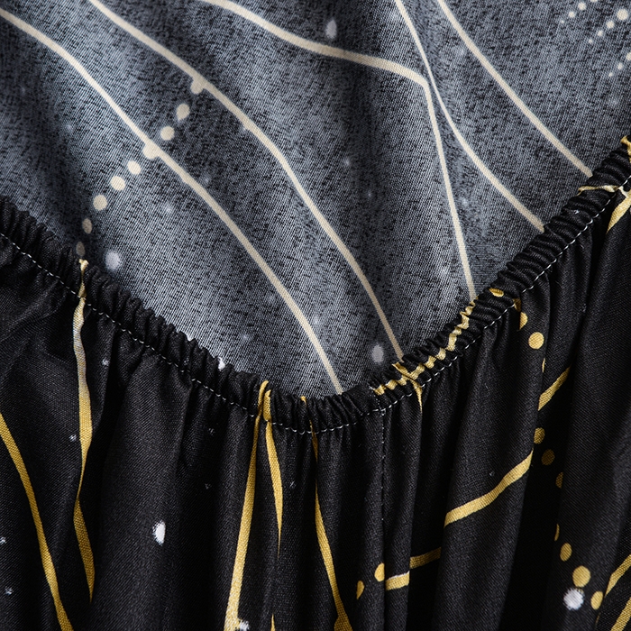 91家纺网 家纺一手货源 找家纺 柏钧家纺 2026新款亲肤舒适跨境外贸85g芦荟棉单床笠枕套三件套（承接各类尺寸定制） 行星