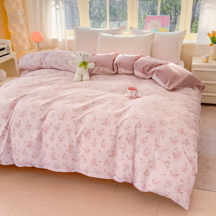 91家纺网 家纺一手货源 找家纺 禧安居 2025新款高支高密活性印染全棉被套单被套（支持定制尺寸）苏糖