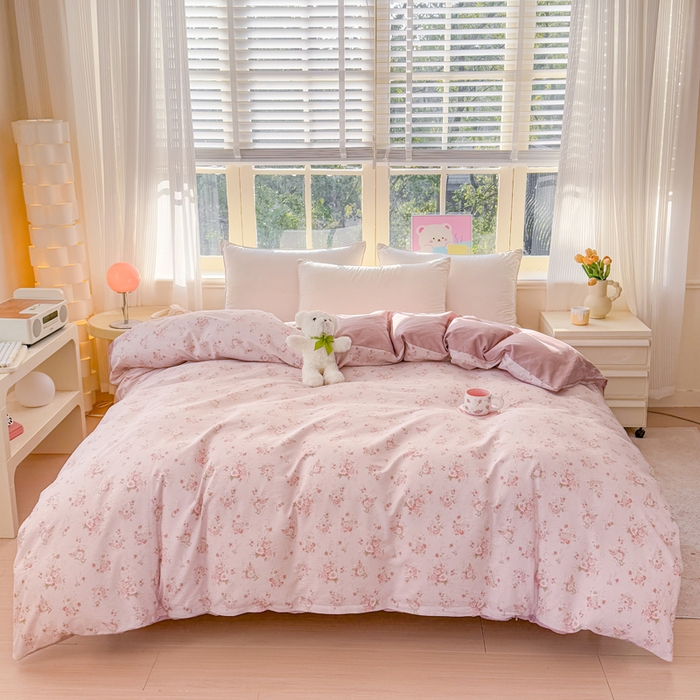 禧安居 2025新款高支高密活性印染全棉被套单被套（支持定制尺寸）苏糖