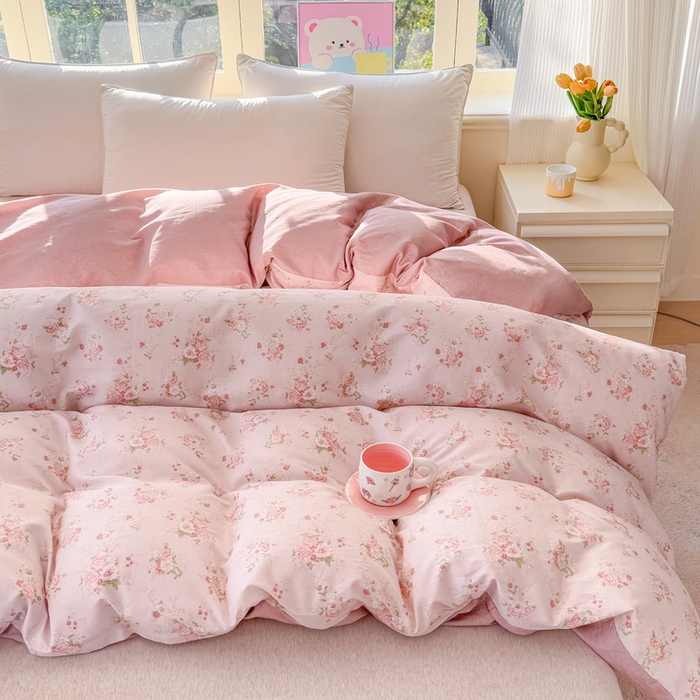 91家纺网 家纺一手货源 找家纺 禧安居 2025新款高支高密活性印染全棉被套单被套（支持定制尺寸）苏糖