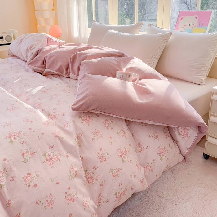 91家纺网 家纺一手货源 找家纺 禧安居 2025新款高支高密活性印染全棉被套单被套（支持定制尺寸）苏糖