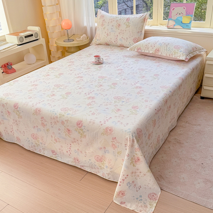 91家纺网 家纺一手货源 找家纺 （总）禧安居 2025新款高支高密活性印染全棉印花床单单床单（支持定制尺寸）（支持定制尺寸）