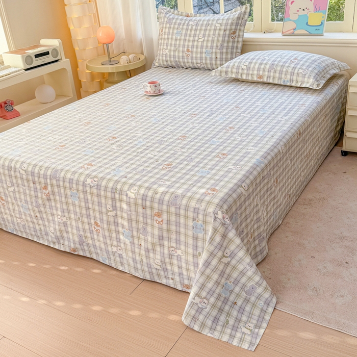 91家纺网 家纺一手货源 找家纺 （总）禧安居 2025新款高支高密活性印染全棉印花床单单床单（支持定制尺寸）（支持定制尺寸）